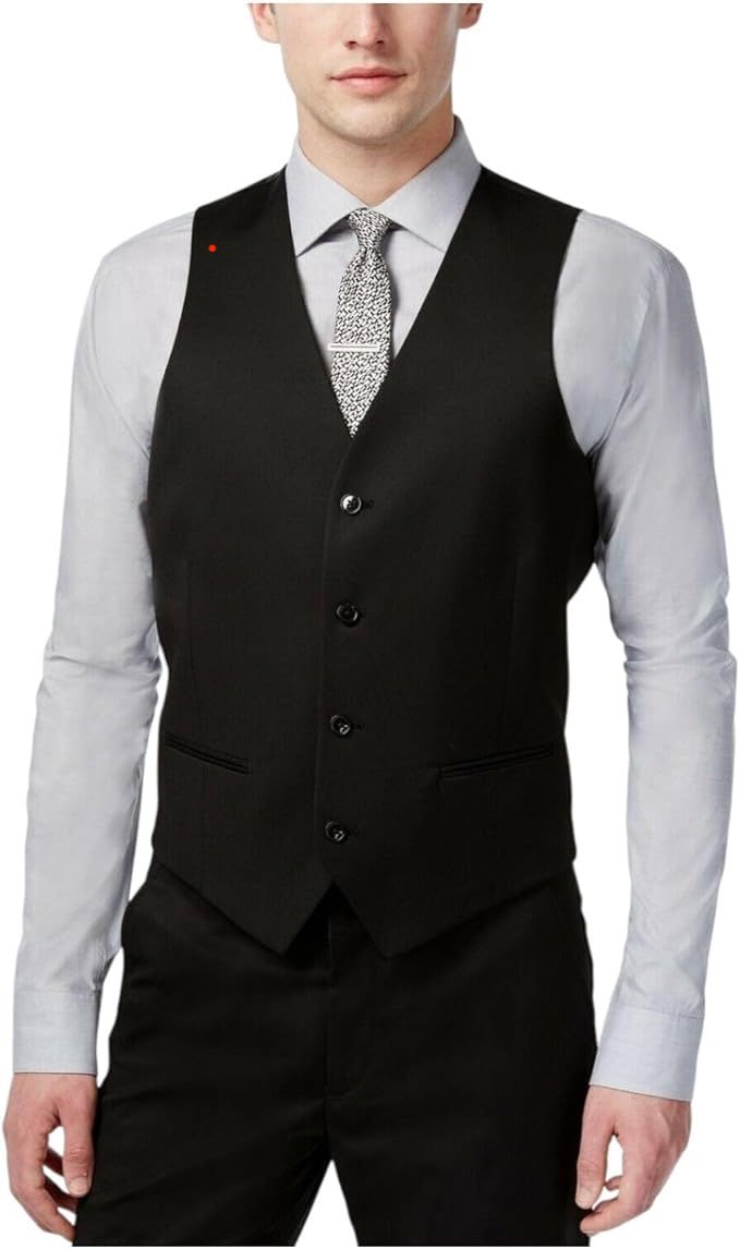 Alfani Men's Slim Fit Stretch Solid Suit Vest